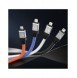 USB - Lightning 2.4A 2m kabel Baseus CoolPlay - svart