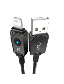 USB-kabel - Lightning Baseus Unbreakable 2.4A 480Mbps 2m - svart