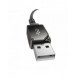 USB-kabel - Lightning Baseus Unbreakable 2.4A 480Mbps 2m - svart