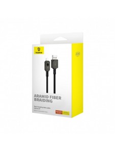 USB-kabel - Lightning Baseus Unbreakable 2.4A 480Mbps 2m - svart