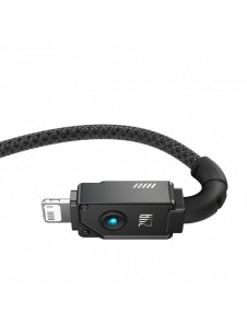 USB-kabel - Lightning Baseus Unbreakable 2.4A 480Mbps 2m - svart