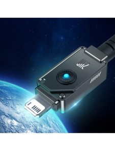 USB-kabel - Lightning Baseus Unbreakable 2.4A 480Mbps 2m - svart