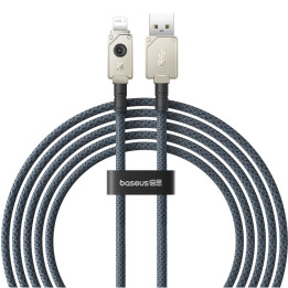 USB-kabel - Lightning Baseus Unbreakable 2.4A 480Mbps 2m - vit