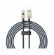 USB-kabel - Lightning Baseus Unbreakable 2.4A 480Mbps 2m - vit