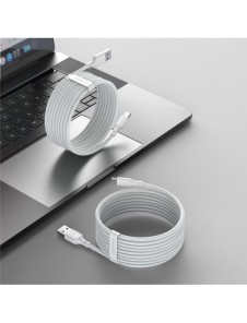Baseus 2x USB-kabel - USB Typ C snabbladdning Strömleverans Snabbladdning 40 W 5 A 1,5 m vit (TZCATZJ-02)