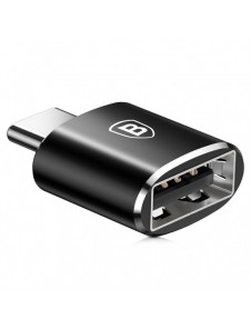 Baseus-adapter från USB till USB Typ C OTG svart (CATOTG-01)