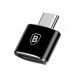 Baseus-adapter från USB till USB Typ C OTG svart (CATOTG-01)
