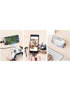 Baseus-adapter från USB till USB Typ C OTG svart (CATOTG-01)