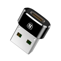 Baseus-adapter från USB Type-C till USB svart (CAAOTG-01)