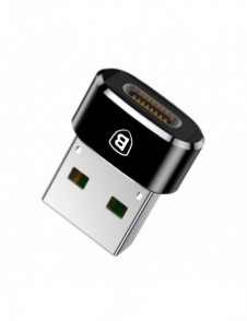 Baseus-adapter från USB Type-C till USB svart (CAAOTG-01)