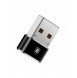 Baseus-adapter från USB Type-C till USB svart (CAAOTG-01)