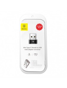 Baseus-adapter från USB Type-C till USB svart (CAAOTG-01)