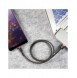 Baseus Cafule Kabel slitstark nylonkabel USB / USB-C QC3.0 2A 3M röd (CATKLF-U09)