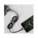 Baseus Cafule Kabel slitstark nylonkabel USB / USB-C QC3.0 2A 3M röd (CATKLF-U09)