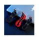 Baseus Cafule-kabel Slitstark nylonsladd USB-C PD / USB-C PD PD2.0 60W 20V 3A QC3.0 1M Röd (CATKLF-G09)