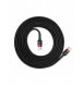 Baseus Cafule-kabel Slitstark nylonsladd USB-C PD / USB-C PD PD2.0 60W 20V 3A QC3.0 2M svart-röd (CATKLF-H91)