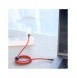 Baseus Cafule-kabel Slitstark nylonsladd USB-C PD / USB-C PD PD2.0 60W 20V 3A QC3.0 2M Röd (CATKLF-H09)