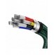 Baseus Cafule Metal Datakabel USB Typ C - USB Typ C 100 W (20 V / 5 A) Strömförsörjning 2 m grön (CATJK-D06)