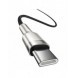 Baseus Cafule Series Metal Data USB Typ C - USB Typ C-kabel Strömförsörjning 100 W (20 V / 5 A) 2 m svart (CATJK-D01)