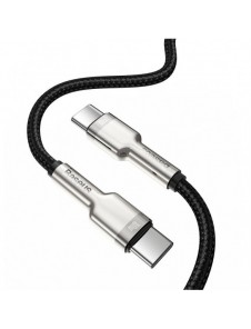 Baseus Cafule Series Metal Data USB Typ C - USB Typ C-kabel Strömförsörjning 100 W (20 V / 5 A) 2 m svart (CATJK-D01)