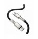 Baseus Cafule Series Metal Data USB Typ C - USB Typ C-kabel Strömförsörjning 100 W (20 V / 5 A) 2 m svart (CATJK-D01)