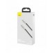 Baseus Cafule Series Metal Data USB Typ C - USB Typ C-kabel Strömförsörjning 100 W (20 V / 5 A) 2 m svart (CATJK-D01)