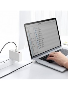 Baseus Cafule Series Metal Data USB Typ C - USB Typ C-kabel Strömförsörjning 100 W (20 V / 5 A) 2 m svart (CATJK-D01)