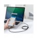 Baseus Cafule Series Metal Data USB Typ C - USB Typ C-kabel Strömförsörjning 100 W (20 V / 5 A) 2 m svart (CATJK-D01)