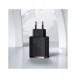 Baseus Kompakt snabbladdare 2x USB / USB Typ C 30W 3A Strömförsörjning Snabbladdning svart (CCXJ-E01)