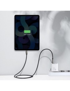 Baseus Kompakt snabbladdare 2x USB / USB Typ C 30W 3A Strömförsörjning Snabbladdning vit (CCXJ-E02)