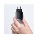Baseus Kompakt snabbladdare 2x USB / USB Typ C 30W 3A Strömförsörjning Snabbladdning vit (CCXJ-E02)