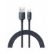 Baseus Crystal Shine Series-kabel USB-kabel för snabb laddning och dataöverföring USB Typ A - USB Typ C 100W 1,2m svart (CAJY000