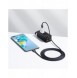Baseus Crystal Shine Series-kabel USB-kabel för snabb laddning och dataöverföring USB Typ A - USB Typ C 100W 1,2m svart (CAJY000