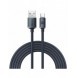 Baseus Crystal Shine Series-kabel USB-kabel för snabb laddning och dataöverföring USB Typ A - USB Typ C 100W 2m svart (CAJY00050