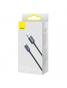 Baseus Crystal Shine Series-kabel USB-kabel för snabb laddning och dataöverföring USB Typ A - USB Typ C 100W 2m svart (CAJY00050
