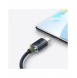 Baseus Crystal Shine Series-kabel USB-kabel för snabb laddning och dataöverföring USB Typ A - USB Typ C 100W 2m svart (CAJY00050