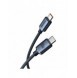 Baseus Crystal Shine Series-kabel USB-kabel för snabb laddning och dataöverföring USB Type C - USB Type C 100W 1,2m svart (CAJY0