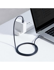 Baseus Crystal Shine Series-kabel USB-kabel för snabb laddning och dataöverföring USB Type C - USB Type C 100W 1,2m svart (CAJY0