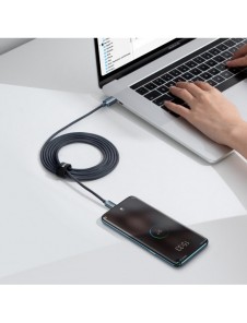 Baseus Crystal Shine Series-kabel USB-kabel för snabb laddning och dataöverföring USB Typ C - USB Typ C 100W 2m svart (CAJY00070