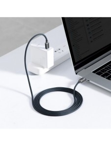 Baseus Crystal Shine Series-kabel USB-kabel för snabb laddning och dataöverföring USB Typ C - USB Typ C 100W 2m svart (CAJY00070