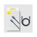 Baseus Crystal Shine Series-kabel USB-kabel för snabb laddning och dataöverföring USB Typ C - USB Typ C 100W 2m svart (CAJY00070
