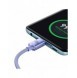 Baseus Crystal Shine Series-kabel USB-kabel för snabb laddning och dataöverföring USB Typ C - USB Typ C 100W 2m lila (CAJY000705