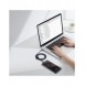 Baseus Crystal Shine Series-kabel USB-kabel för snabb laddning och dataöverföring USB Typ C - USB Typ C 100W 2m lila (CAJY000705