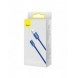 Baseus crystal shine serie snabbladdningsdatakabel USB typ A till USB typ C 100W 2m blå (CAJY000503)