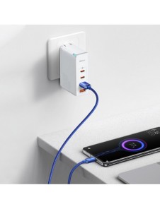 Baseus crystal shine serie snabbladdningsdatakabel USB typ A till USB typ C 100W 2m blå (CAJY000503)