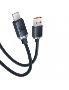 Baseus crystal shine serie snabbladdningsdatakabel USB typ A till USB typ C 100W 2m blå (CAJY000503)