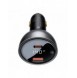 Baseus Digital Display Snabb Billaddare USB-A / USB-C PD3.1 140W svart + USB-C-kabel Baseus Superior Series 5A 240W 1m svart (CG