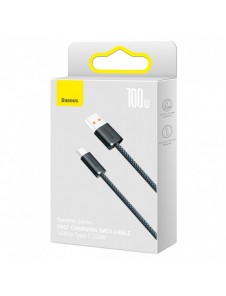 Baseus Dynamic Series USB-kabel - USB Type C 100W 1m grå (CALD000616)