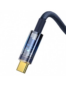 Baseus Explorer Series-kabel USB-kabel - USB Typ C 100W 1m blå (CATS000203)