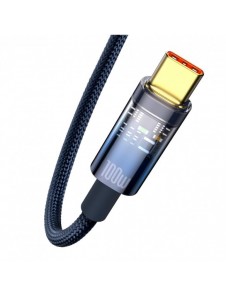 Baseus Explorer Series-kabel USB-kabel - USB Typ C 100W 1m blå (CATS000203)